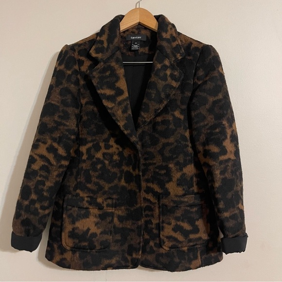 karen kane women’s animal print blazer jacket xs - Picture 1 of 8